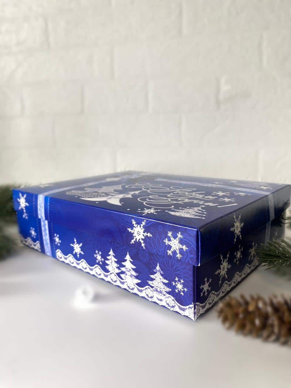 Коробка подарочная С новым годом, 235х65х187 мм — изображение 4